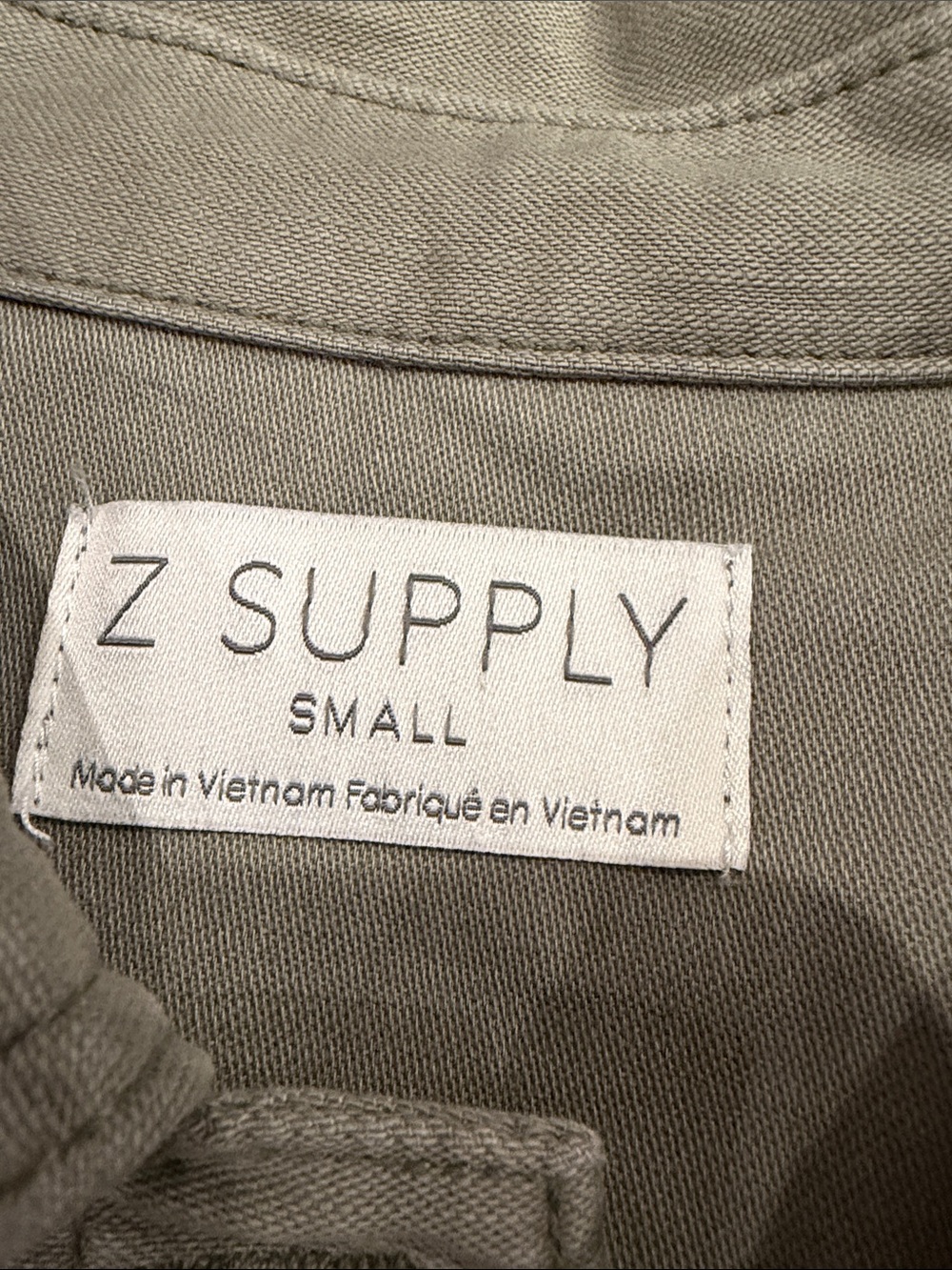 Z Supply Olive Green Utility Jacket - Picture 3 of 7